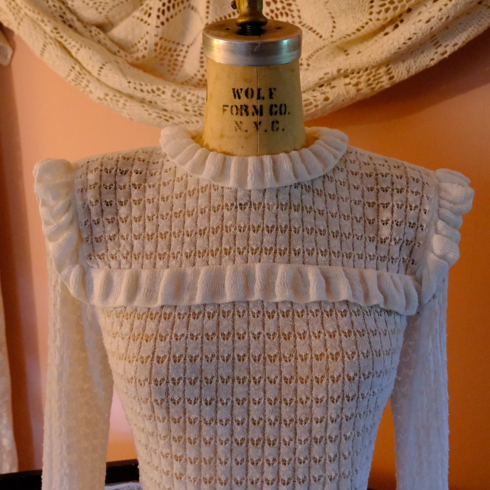 Lacey Knitted Heart Top